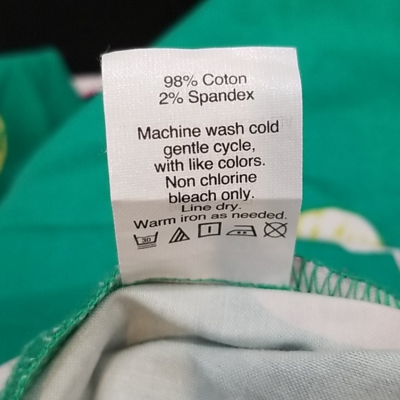 J.crew pencil skirt green with floral print size 0 - Picture 6 of 8